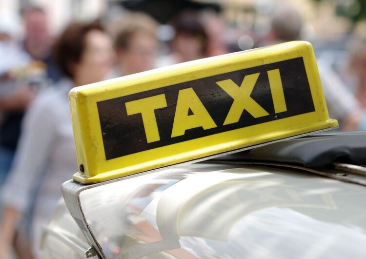 Von der Sänfte zum Taxi in Hellelfenbein