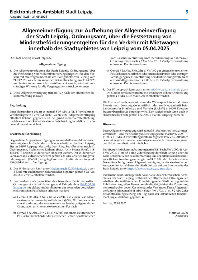 Warum Leipzig das Mindestbeförderungsentgelt vorerst zurückzieht