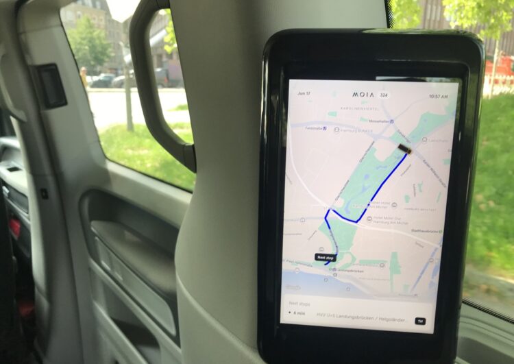 Probefahrt im autonomen Moia