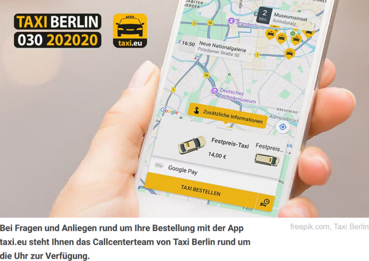 Dank gelungener Zeitungs-PR: Taxi Berlin hat wieder steigende Auftragszahlen