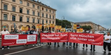 Münchner Protest-Demo mit gekauften Uber-Fahrern