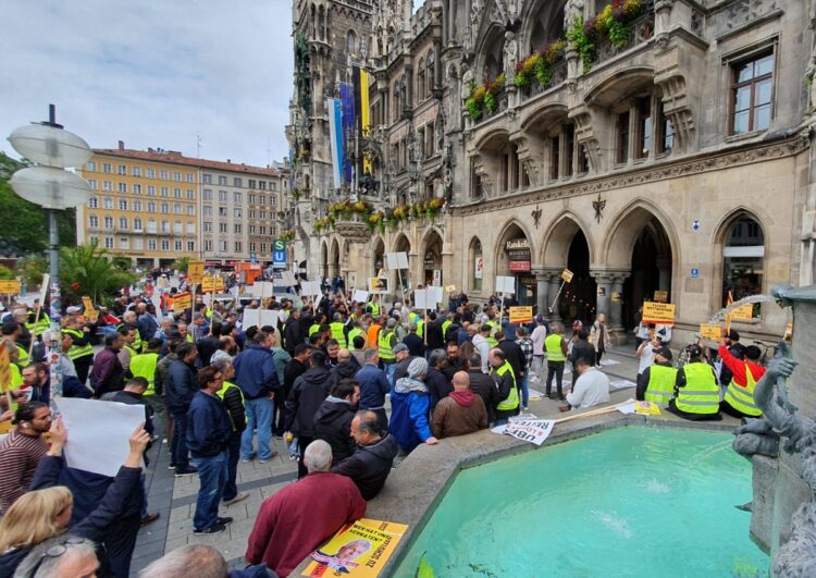 Taxireaktionen auf den Wortbruch des Münchner Oberbürgermeisters
