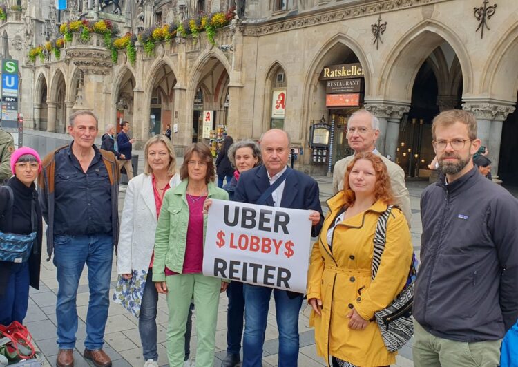 Taxireaktionen auf den Wortbruch des Münchner Oberbürgermeisters