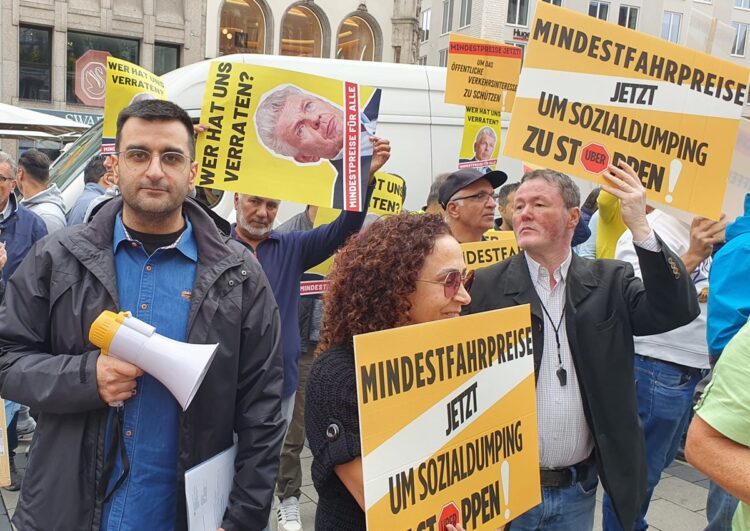 Taxireaktionen auf den Wortbruch des Münchner Oberbürgermeisters