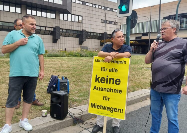 Essener Taxidemo 25-07-09