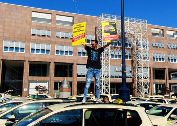 Nationaler Aktionstag TAXI: Protest in Dortmund