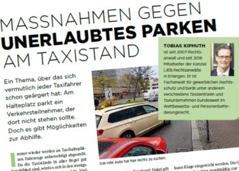 Chef, wo soll ich halten, die Taxistände sind geschrumpft