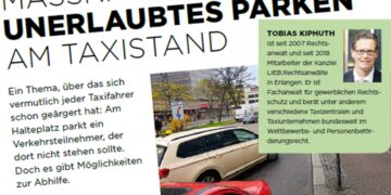 Chef, wo soll ich halten, die Taxistände sind geschrumpft