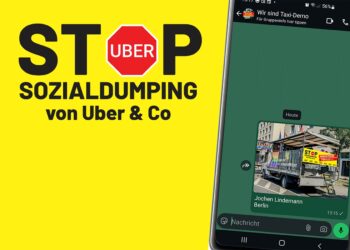 Nationaler Aktionstag TAXI: Wir sind Taxi-Demo