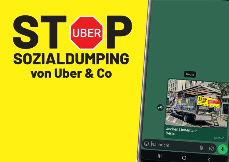 Nationaler Aktionstag TAXI: Wir sind Taxi-Demo