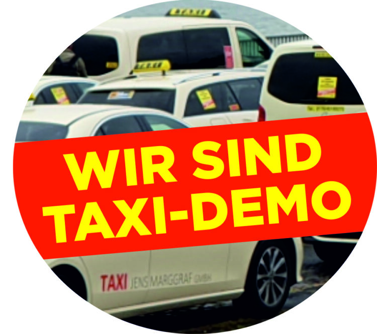Nationaler Aktionstag TAXI: Wir sind Taxi-Demo