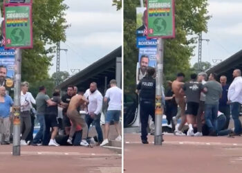 Konflikt zwischen Uber- und Taxifahrern eskaliert in Massenschlägerei