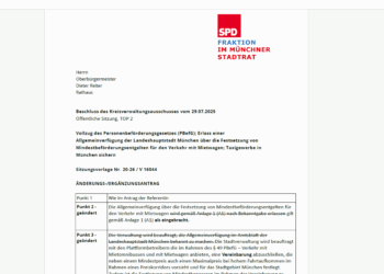 Der inkompetente Änderungsantrag der SPD-Fraktion