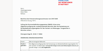 Der inkompetente Änderungsantrag der SPD-Fraktion