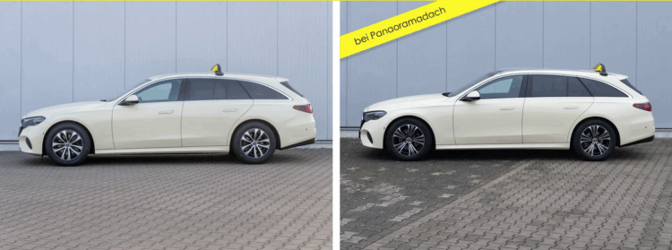 E-Klasse-Taxi – jetzt auch mit Panorama-Schiebedach