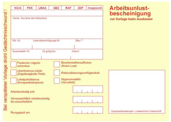 Krankschreibung ohne Arztkontakt rechtfertigt fristlose Kündigung