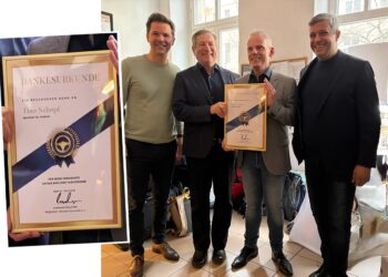 Tino Schopf als Held des Taxigewerbes geehrt