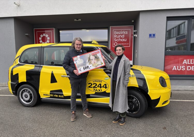 Taxi 2244 zeigt Herz: 500 Euro Hilfe für schwerkranken Jungen