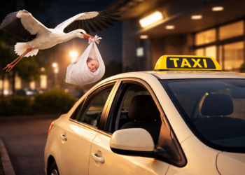 Entbindung im Taxi: Fahrer wird zum Helden