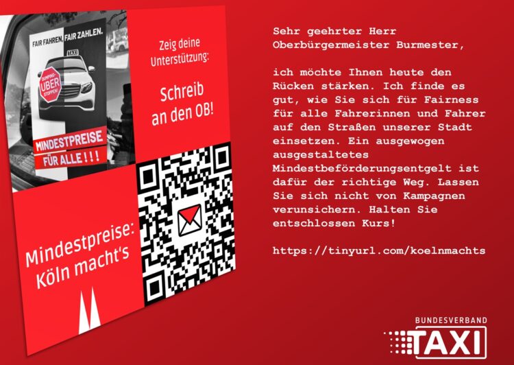 E-Mail an den Kölner Oberbürgermeister