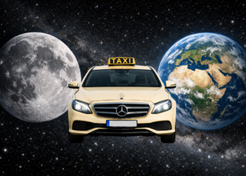 146 Mal zum Mond: 15 Jahre Taxi-App