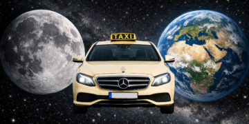 146 Mal zum Mond: 15 Jahre Taxi-App