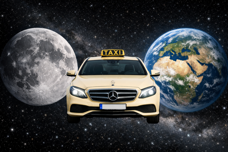 146 Mal zum Mond: 15 Jahre Taxi-App