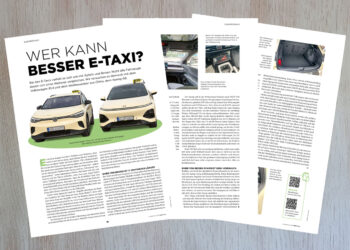 Zwei E-Taxis im Vergleichstest