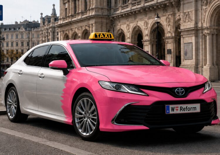Wiener Reformpläne: pinke Taxifarbe wird NICHT verhandelt