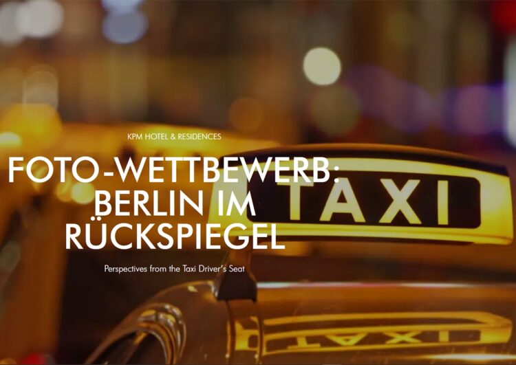 Fotowettbewerb: Berlin aus der Kameralinse von Taxifahrerinnen und Taxifahrern