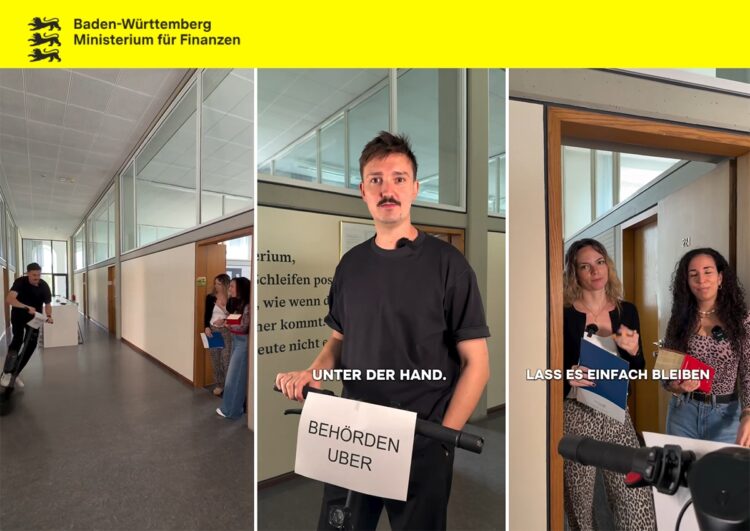 Uber im Büro – Ministerium klärt mit witzigem Filmchen auf